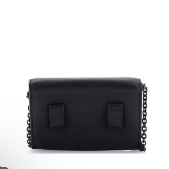 NWOT RARE Dior Ultra Matte Black Nano Saddle Bag with COA - Picture 7 of 8